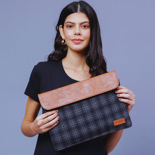 The Workday Gift Set (Zeus Laptop Sleeve & Journal - Slate Grey)