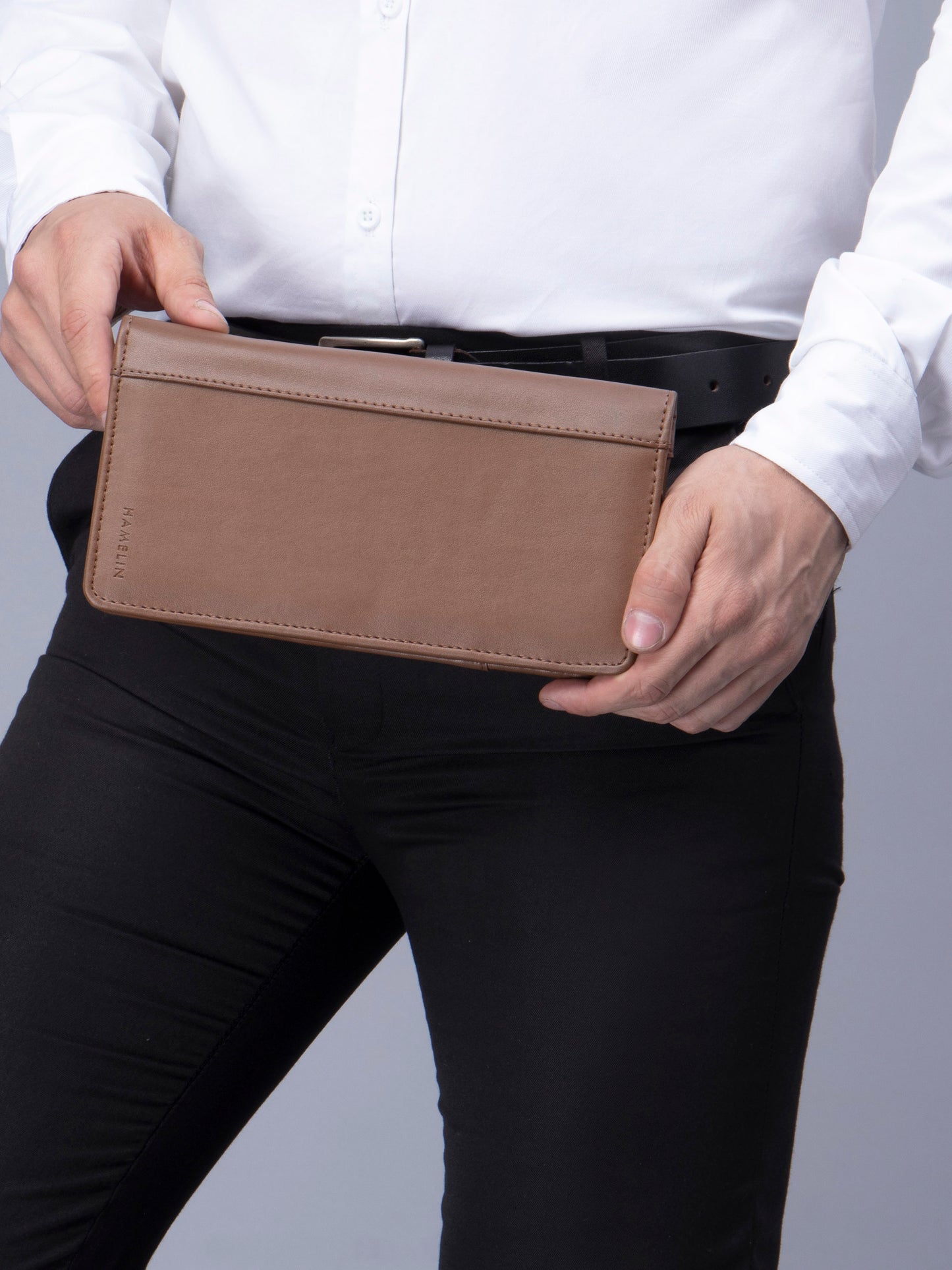 Ultimate RFID Blocking Passport Organizer (Caramel) - Sample Sale