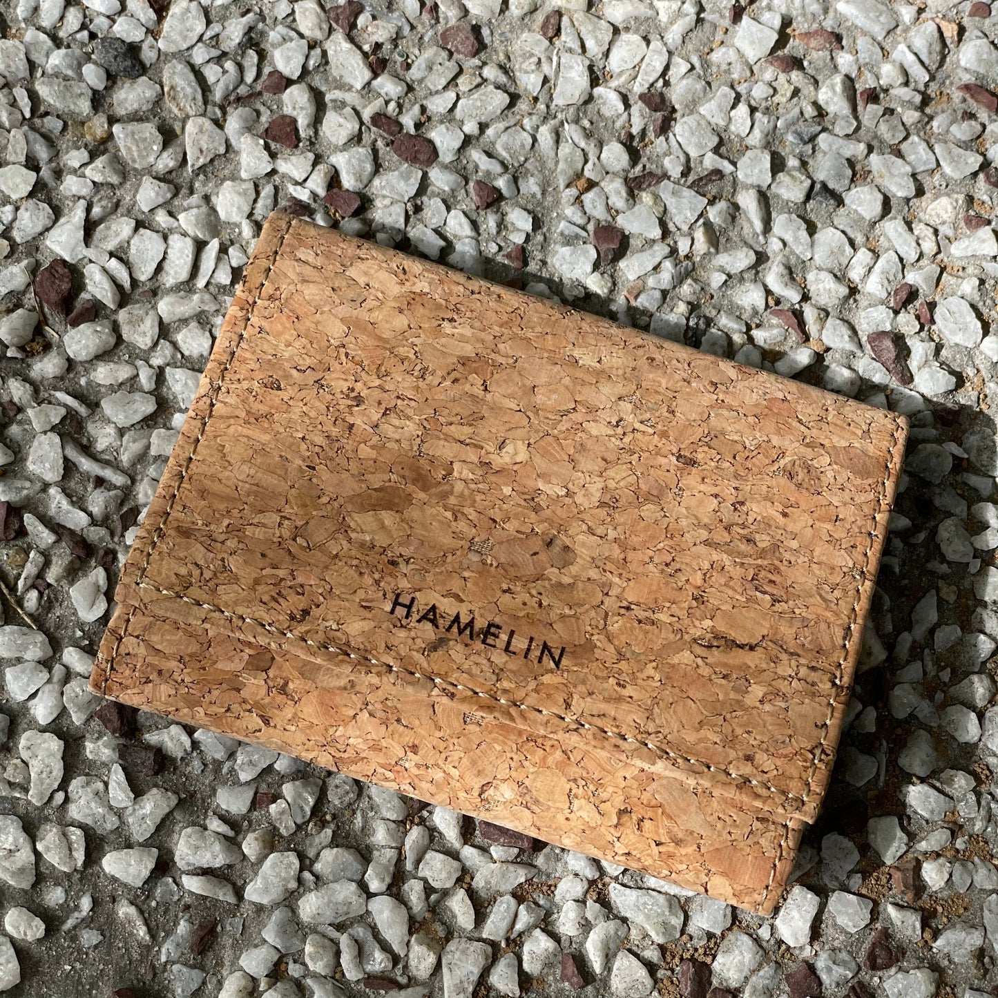 Mega Card Wallet - Natural Cork Granular (RFID Safe)