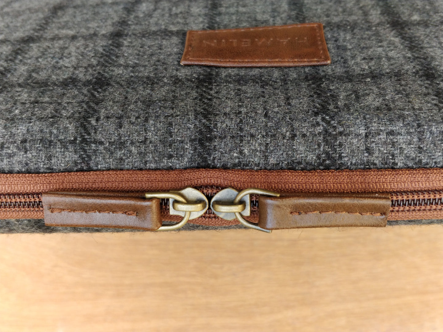 Matt Laptop Sleeve - Gray Overcheck Twill