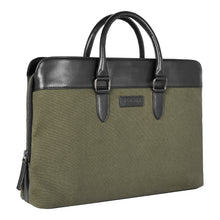 Raynor Atelier Vegan Leather Messenger - Olive Grove