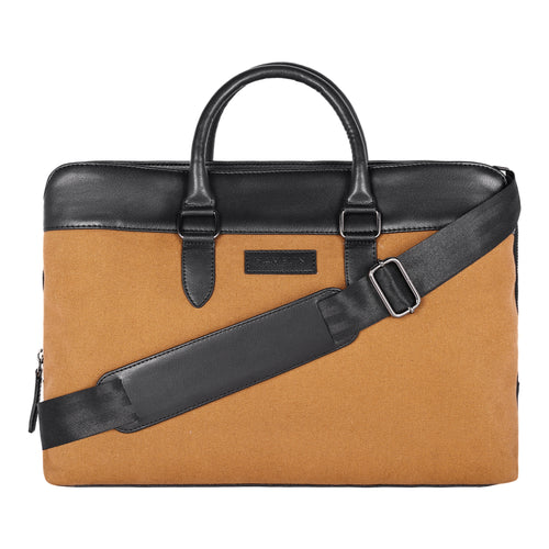 Raynor Atelier Vegan Leather Messenger - Sand dune