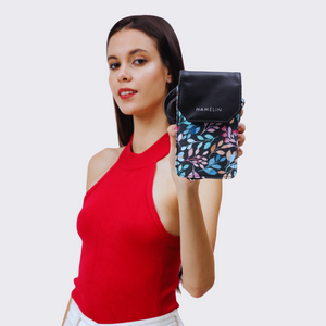 The Mobile Sling Bag (Pastel Vines)