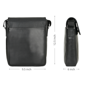 The Harvey Sling bag for Men L (Black)