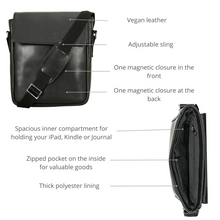 The Harvey Sling bag for Men L (Black)
