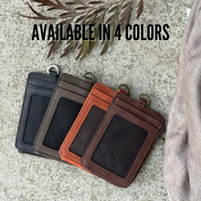 Noah Unisex ID Card wallet - Chocolate Brown