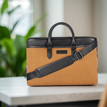 Raynor Atelier Vegan Leather Messenger - Sand dune