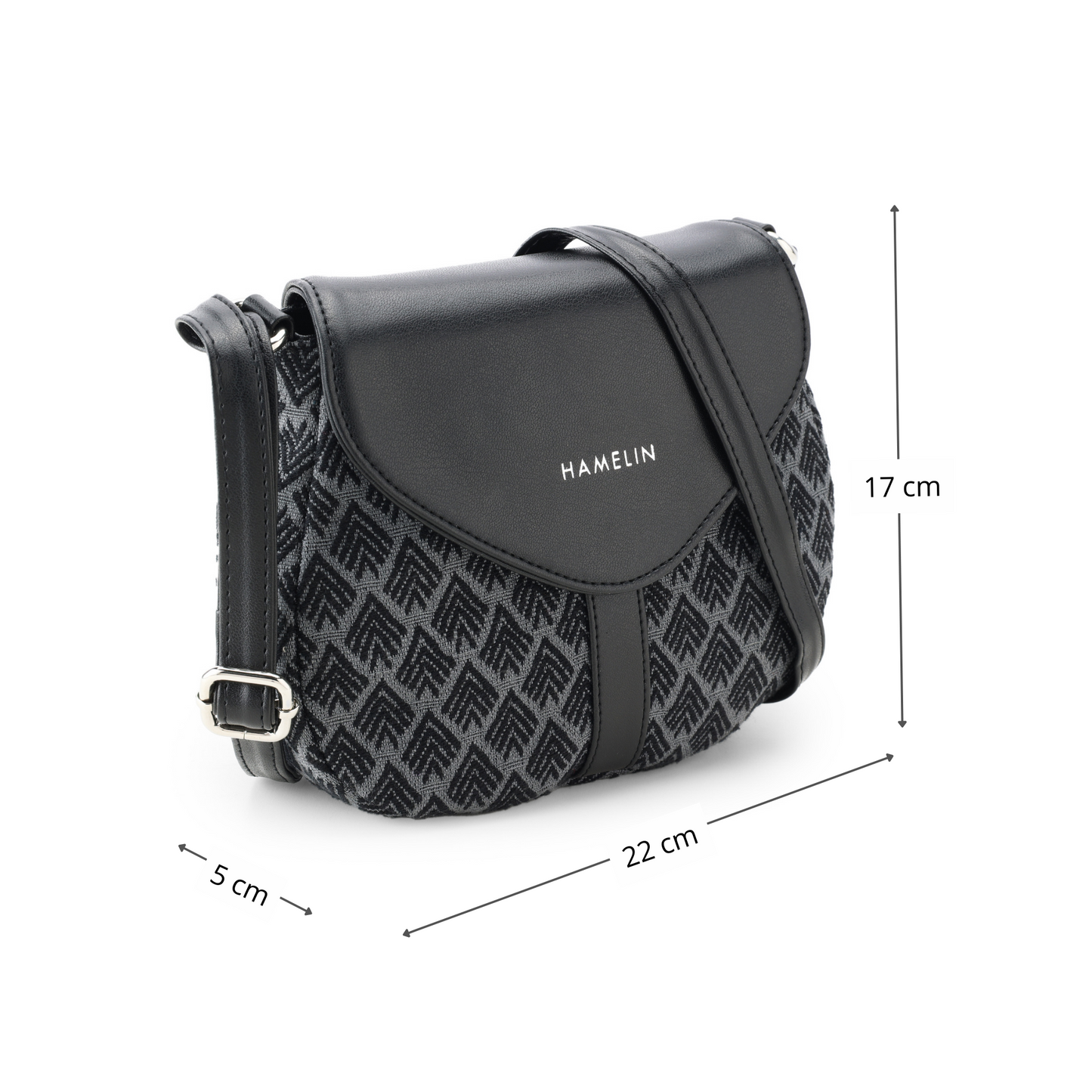 The Curvy Sling Bag - Grey Azul