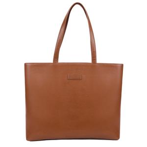 Work Tote for Women (Plain Brown)