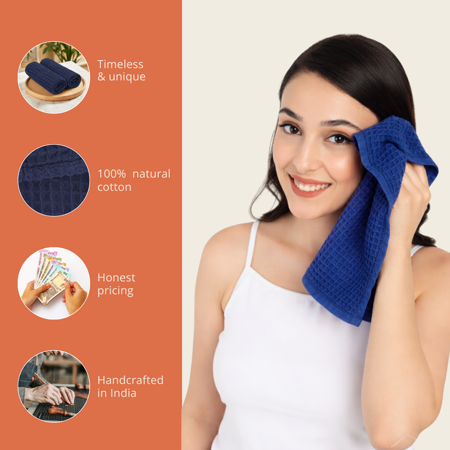 The Ezra Face Towels (Set of two)