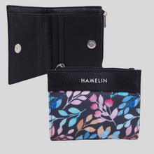 Olivia Bi-Fold Vegan Wallet for Women (Pastel Vines)
