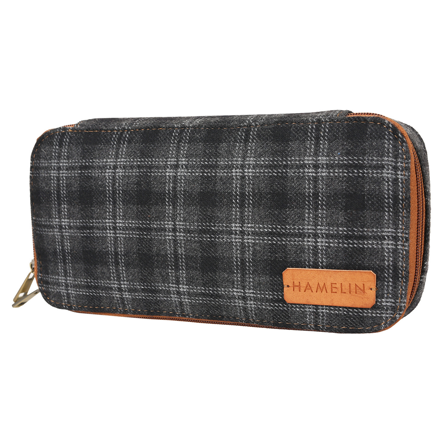 Oslo Tech Organiser Grey Herringbone