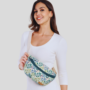 Vento Arc Crossbody Bag for Women - (Sage Vines)