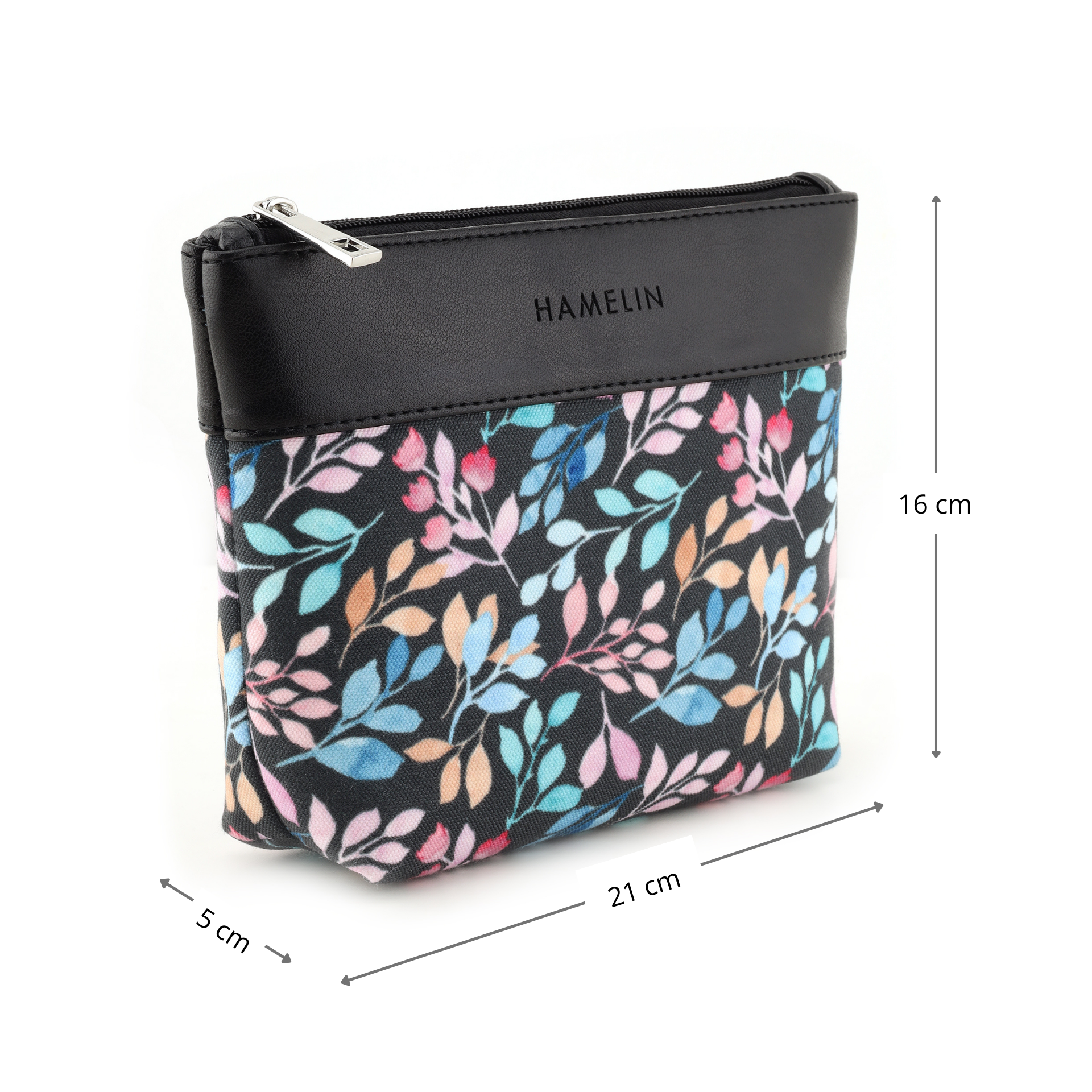 Hamelin Astuccio In Pelle Ebano – Portapenne Rotondo 22x6 Cm, Fatto A Mano, Capacità 20 Penne