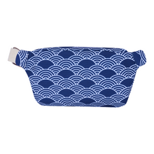 Vento Arc Crossbody Bag for Women - (Navy Seigaiha)