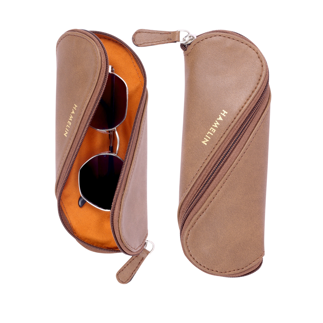 Infinity Sunglass Case - (Tan)