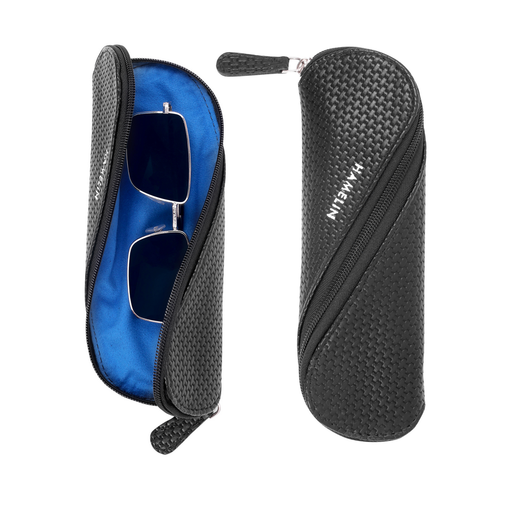 Infinity Sunglass Case - (Black Checked)