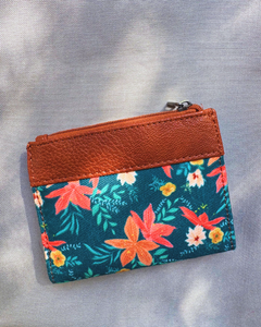Olivia Bi-Fold Vegan Wallet for Women (Tropical Summer)