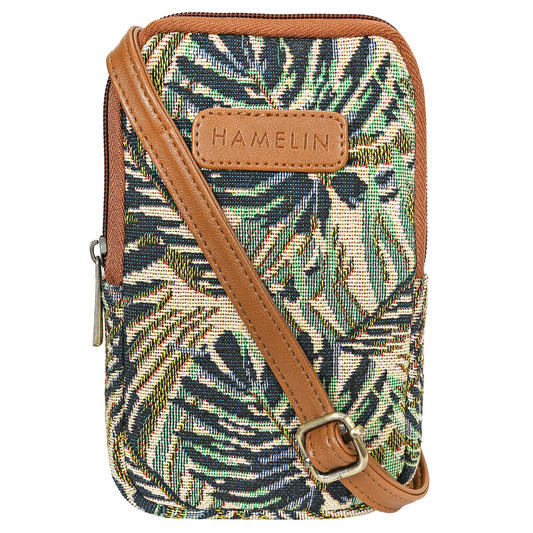 The Mobile Sling Bag (Green Maple zipped) -Sample sale