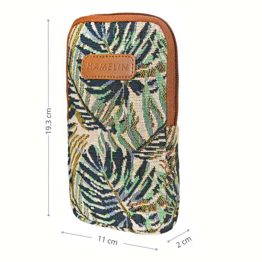 The Mobile Sling Bag (Green Maple zipped) -Sample sale