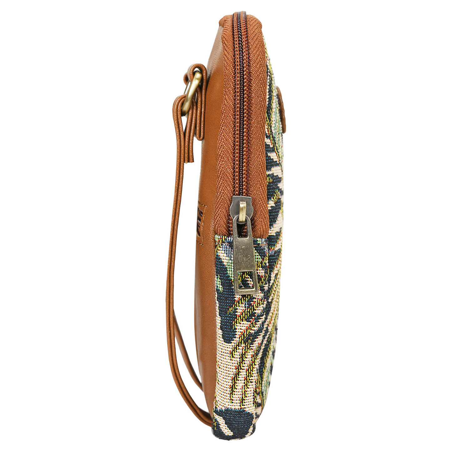 The Mobile Sling Bag (Green Maple zipped) -Sample sale