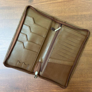 Ultimate RFID Blocking Passport Organizer (Caramel) - SAMPLE SALE