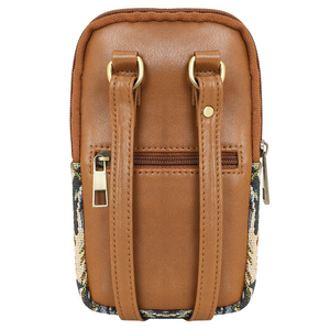 The Mobile Sling Bag (Green Maple zipped) -Sample sale