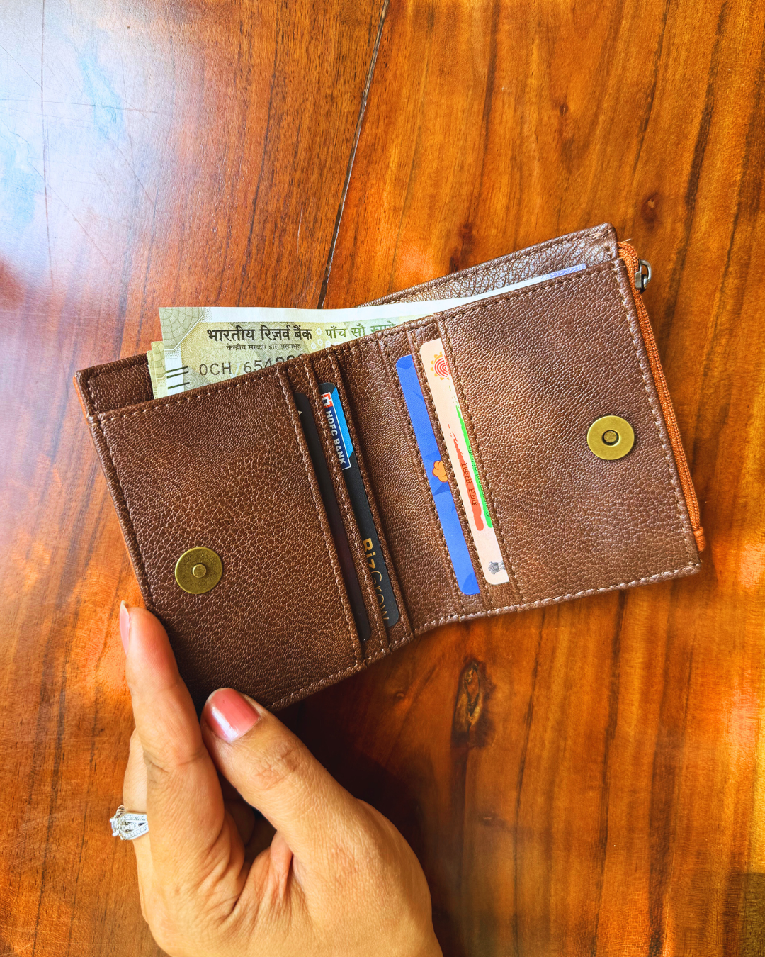 Olivia Bi-Fold Vegan Wallet for Women
