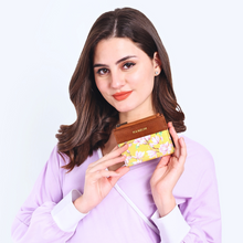 Olivia Bi-Fold Vegan Wallet for Women (Morning Glory)