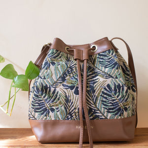 The Bucket Bag  (Green Maple) - SAMPLE SALE