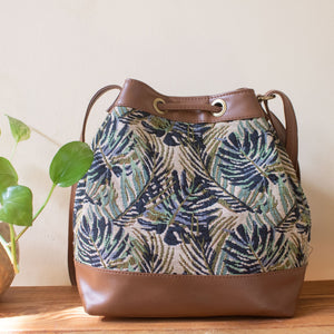 The Bucket Bag  (Green Maple) - SAMPLE SALE