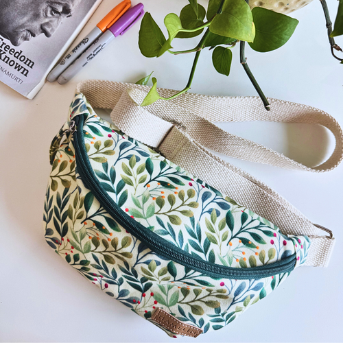 Vento Arc Crossbody Bag for Women - (Sage Vines)