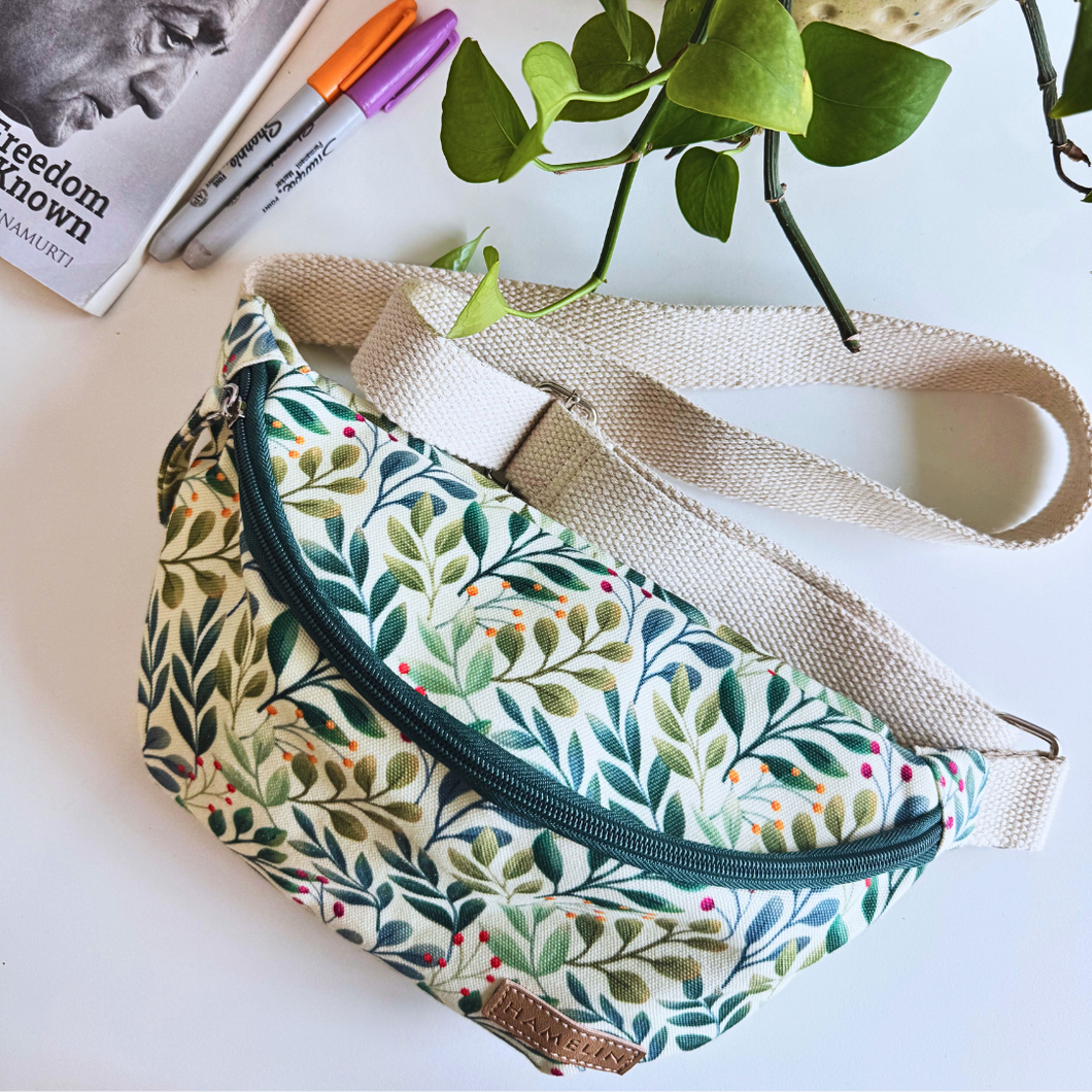 Vento Arc Crossbody Bag for Women - (Sage Vines)