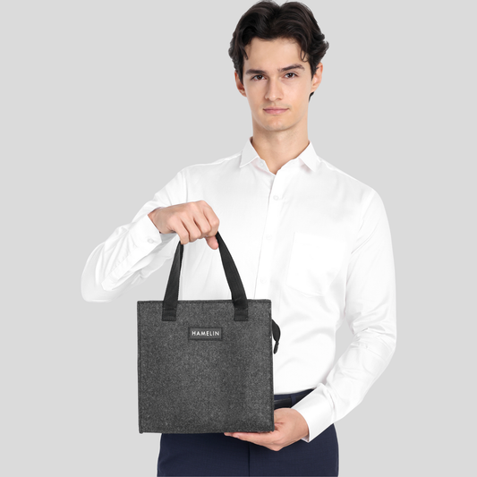 lunch Bag Grey Felt