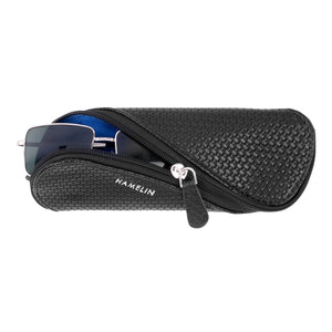 Infinity Sunglass Case - (Black Checked)