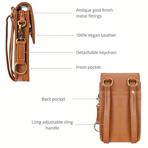 The Mobile Sling Bag (Tan)