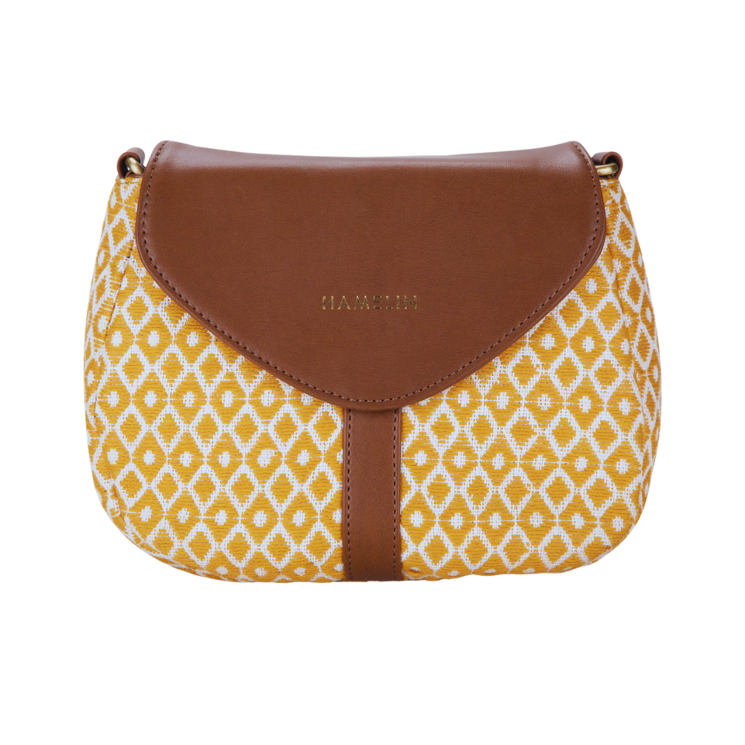 The Curvy Sling Bag (Mustard)