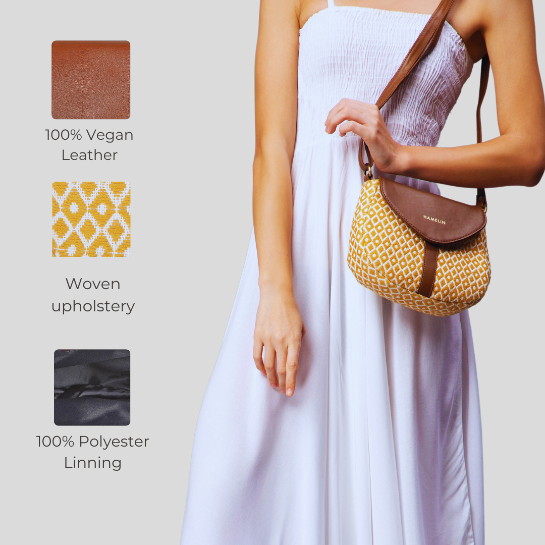 The Curvy Sling Bag (Mustard)