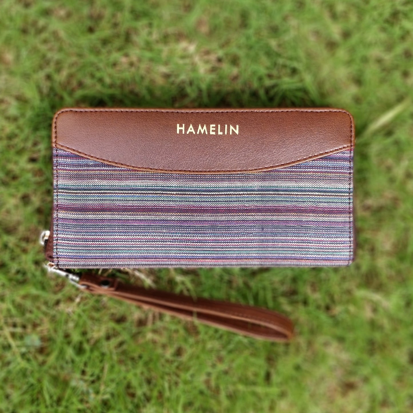 Indigo Khadi Wallet (Iris) & Wild Java Plum Face Mask