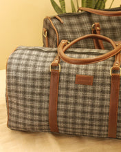 Theodore Tweed Duffle Bag (Pebble Check Twill) - Large