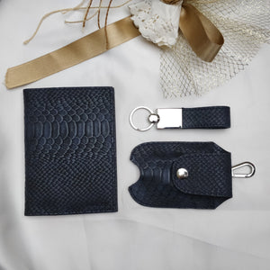 Maven Gift Combo (Navy Blue Croc)