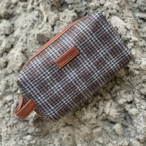 Tweed DOPP Kit for Men (Boulder Twill)