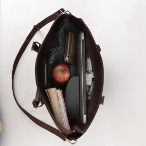 Essentials - Dark Brown Tote Bag for Women - FINAL SALE