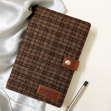 Tweed Journal (Pecan Check Twill) - FINAL SALE
