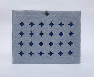 Grid - iPad Mini Sleeve - Blue