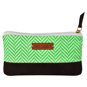 Green Chevron - Multi-purpose pouch