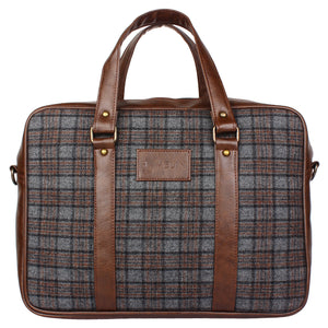 tweed laptop bag