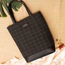 Tweed Work Tote for Women (Charcoal Twill)
