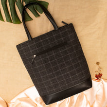 Tweed Work Tote for Women (Charcoal Twill)