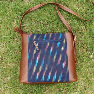 Indigo - Ikat Sling Bag (Azure)